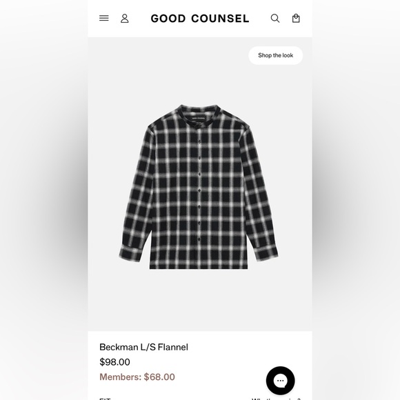 Good Counsel *NWT* 100% Cotton Button down. Size L - Picture 2 of 7